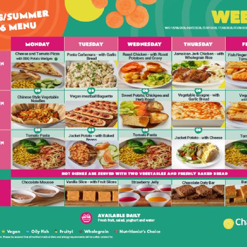 Summer 2026 Menus